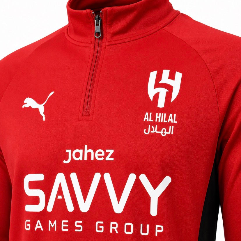 Al Hilal 2025/26 Training Tracksuit - Red