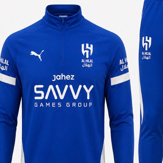 Al Hilal 2025/26 Training Tracksuit - Blue